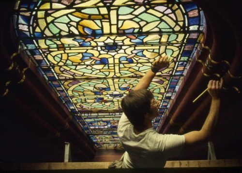 Church restoration work